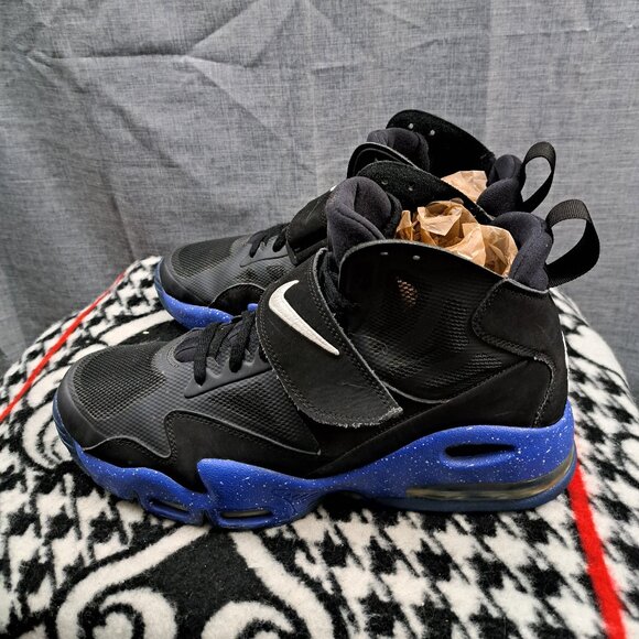 Size 12 Nike Air Max Express Black With Game Royal 525224 001 - Picture 1 of 13